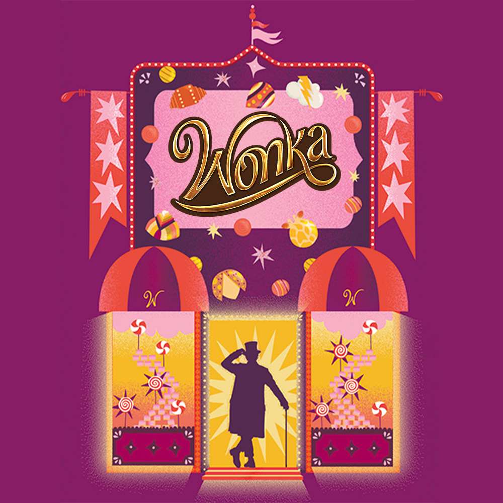 Tom Davies has joined forces once again with Warner Bros. Discovery to design frames for the motion picture Wonka