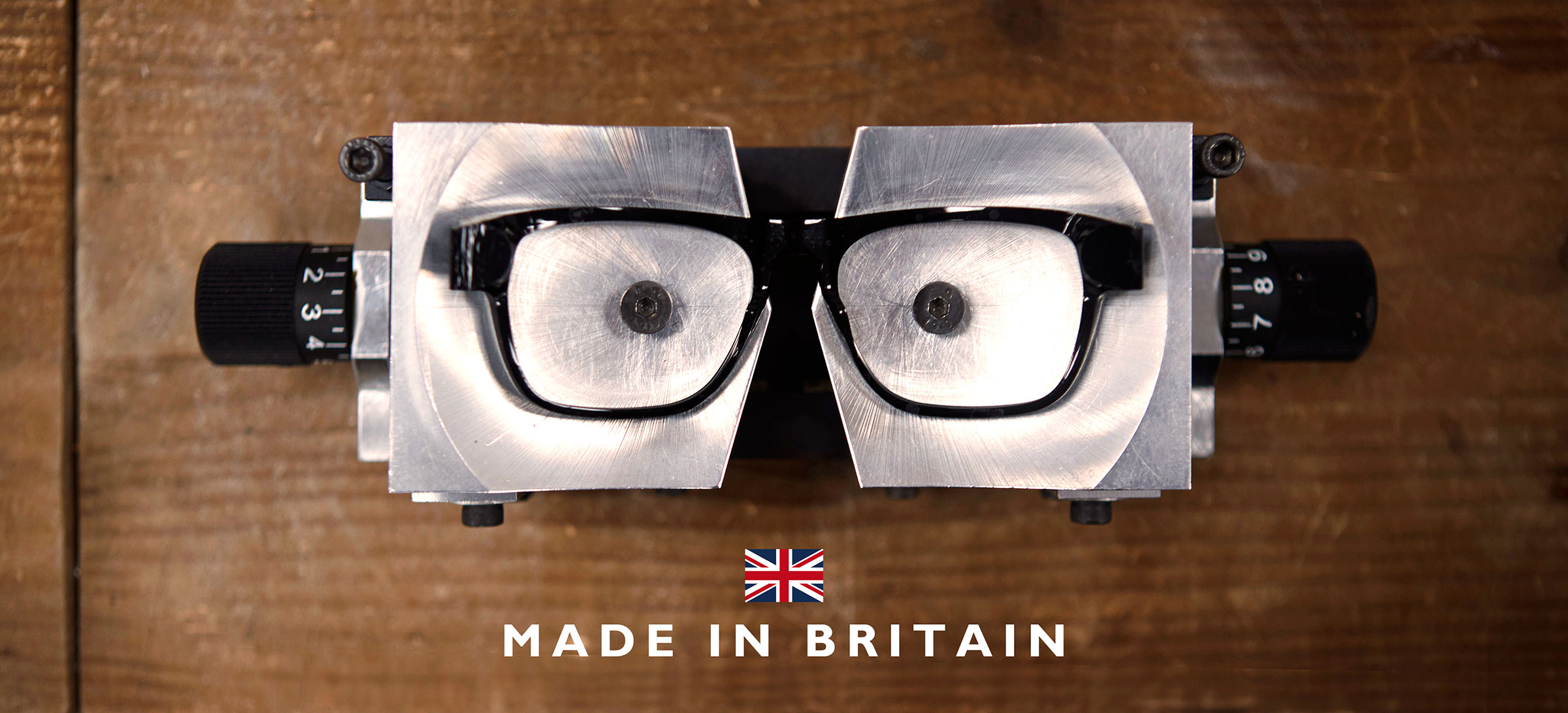 Catch London acetate frame front sitting in a mold to have correct base curve set